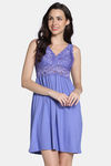 Zivame Lace N Mesh Babydoll - Chive Blossom — thumbnail 1